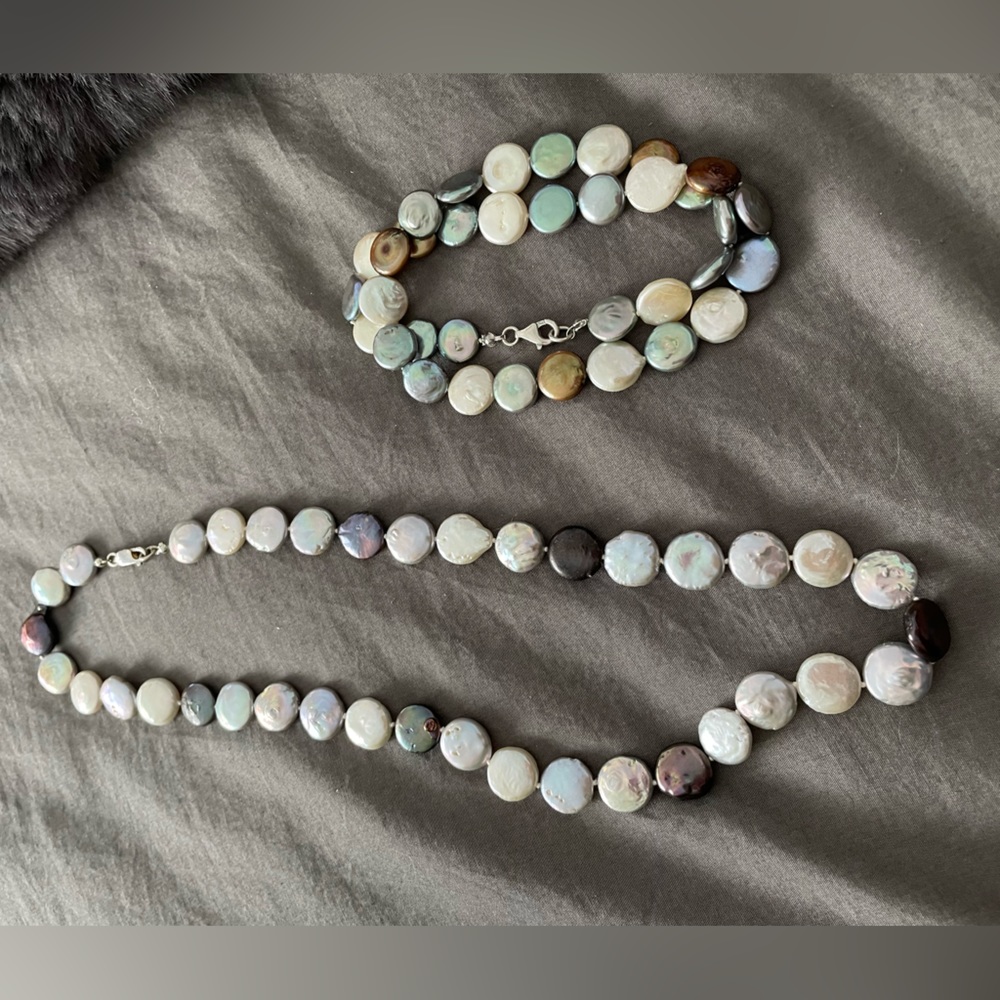 Real Fresh Water pearl necklace & bracelet set.
